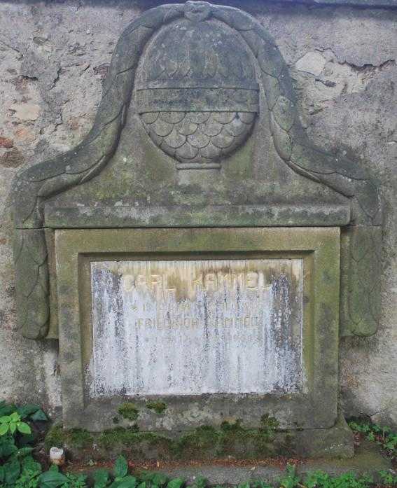 Hrob posledního Želetavského poštmistra jmenovce a příbuzného Karala Fridricha